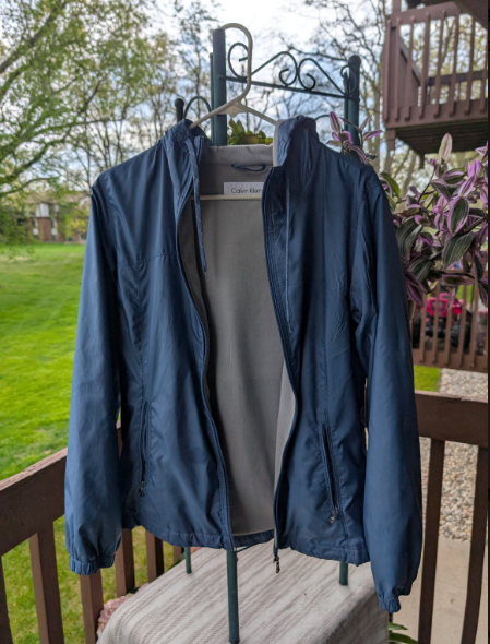 "I Dance with the Storm" Upcycled Windbreaker