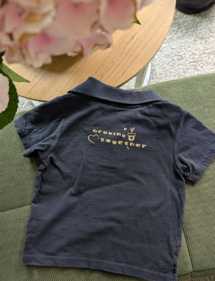 Growing Together Toddler Polo (18mo) — Soft & Fierce Edition