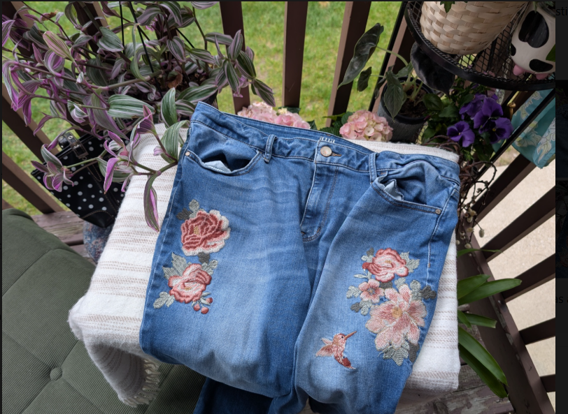“Flutter & Root” Affirmation Jeans